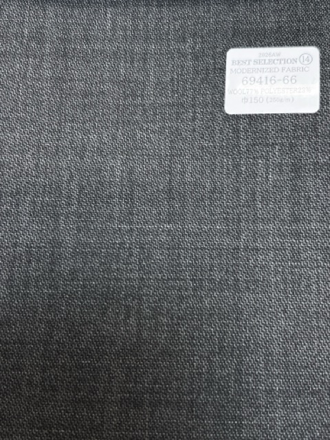 69416-66 26AW BESTSELECTION [TESSUTO MODERNIZZATO] Tessuto modernizzato Grigio medio Shark[Tessile] Società Per Azioni Kunishima Co., Ltd.