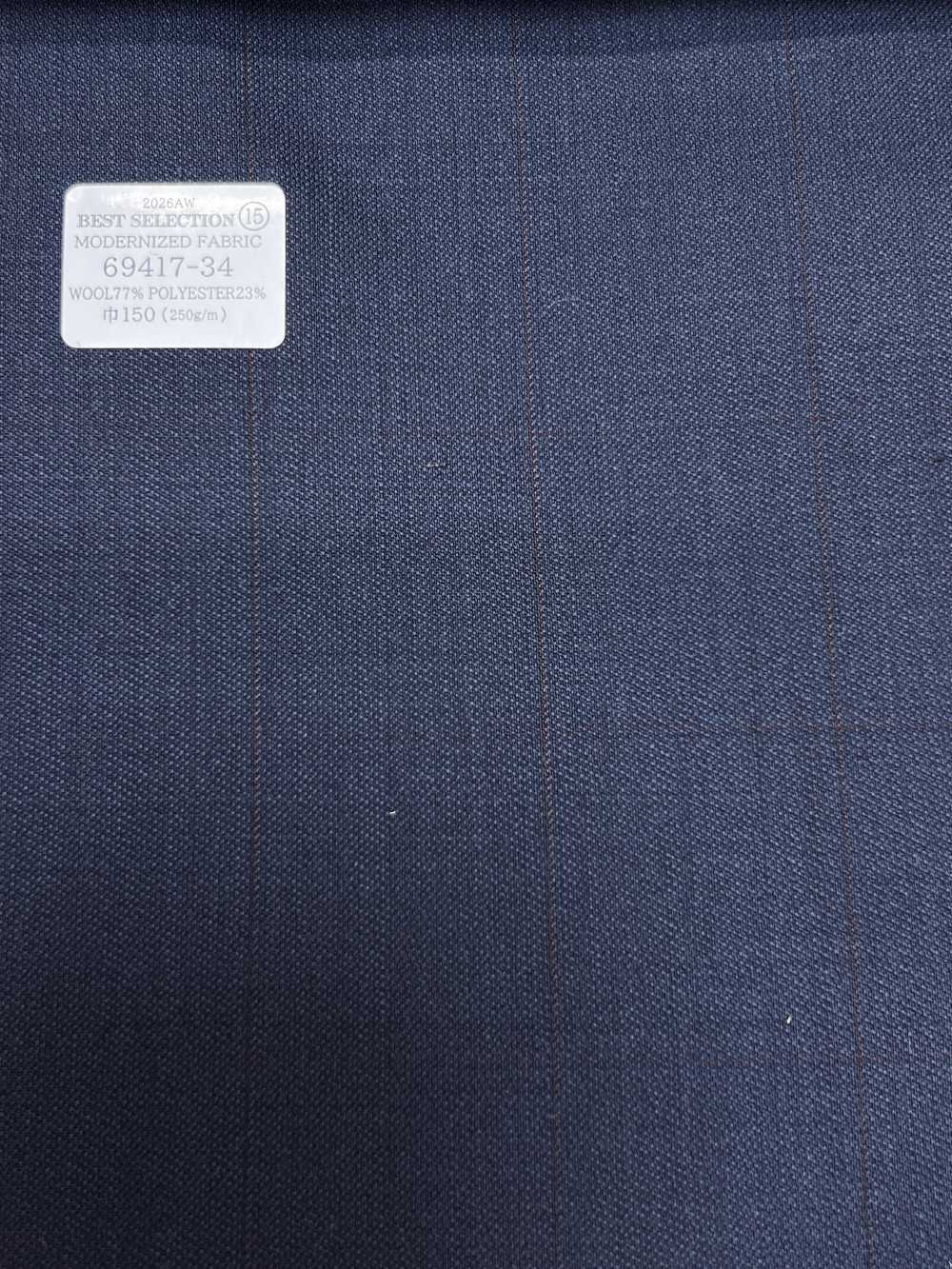 69417-34 26AW BESTSELECTION [Tessuto modernizzato] Blu navy tinta unita[Tessile] Società Per Azioni Kunishima Co., Ltd.