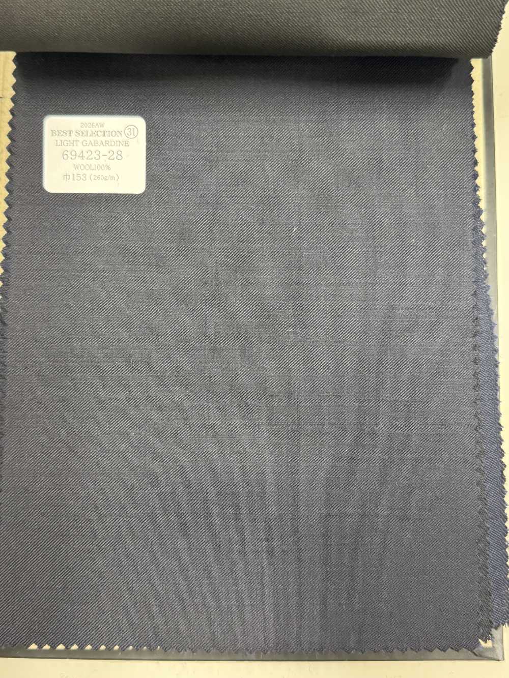 69423-28 26AW BESTSELECTION [GABARDINE LEGGERO] Gabardine Leggero Blu Navy Scuro Senza Motivo[Tessile] Società Per Azioni Kunishima Co., Ltd.