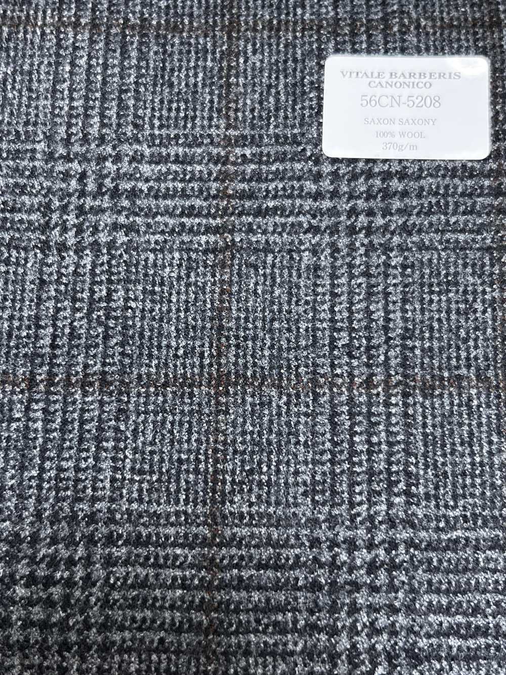 56CN5208 CANONICO SAXON SAXONY Glen Check grigio[Tessile] CANONICO