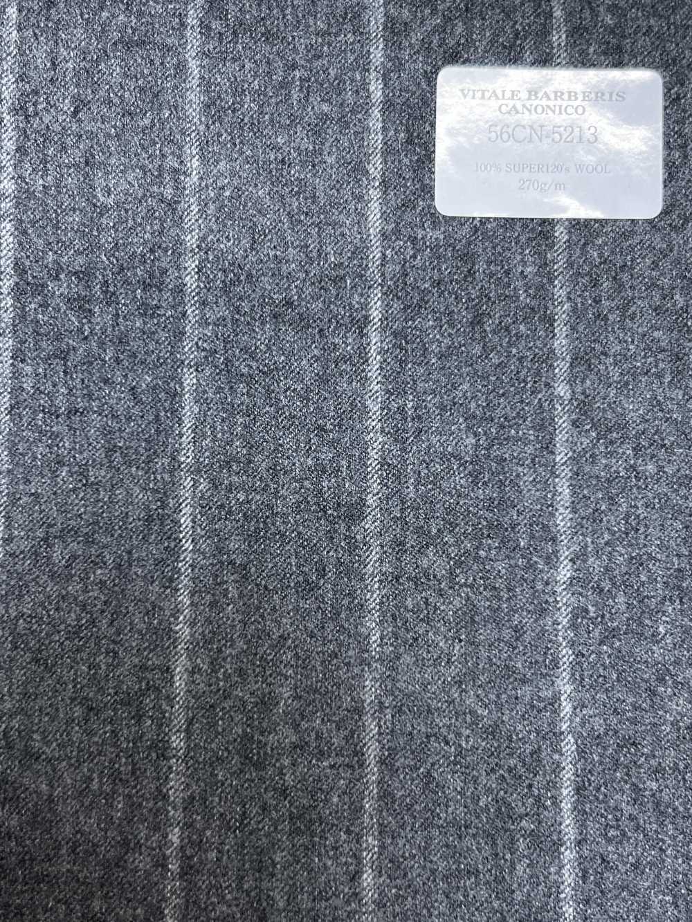 56CN5213 CANONICO (Canonico) Classici in flanella a righe grigio chiaro[Tessile] CANONICO
