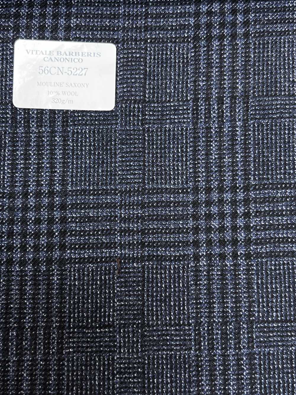56CN5227 CANONICO (Canonico) 21 Mouliné Saxony Blu navy a quadri Glen[Tessile] CANONICO