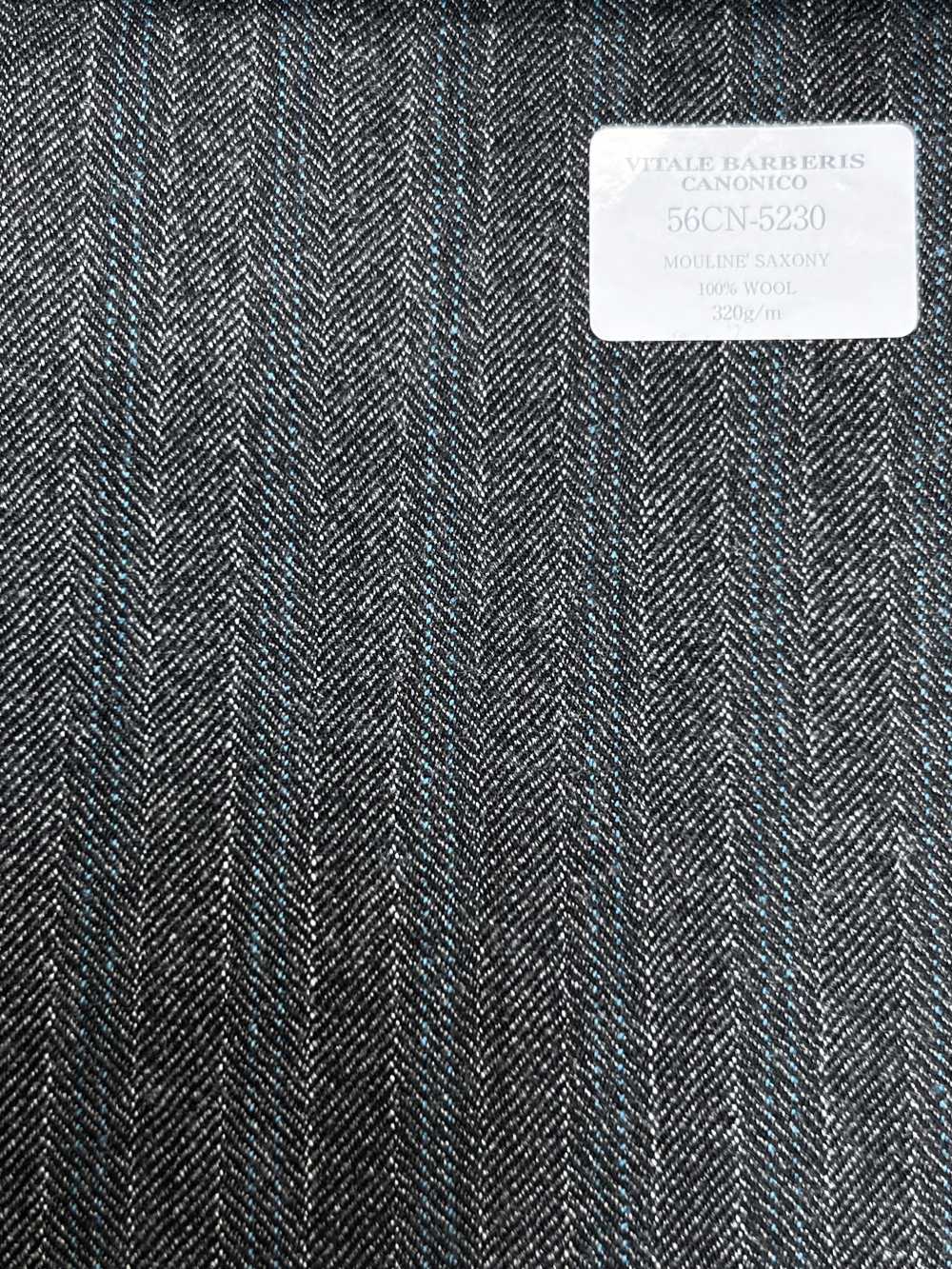 56CN5230 CANONICO 21 MOULINE SAXONY Riga grigio/turchese[Tessile] CANONICO
