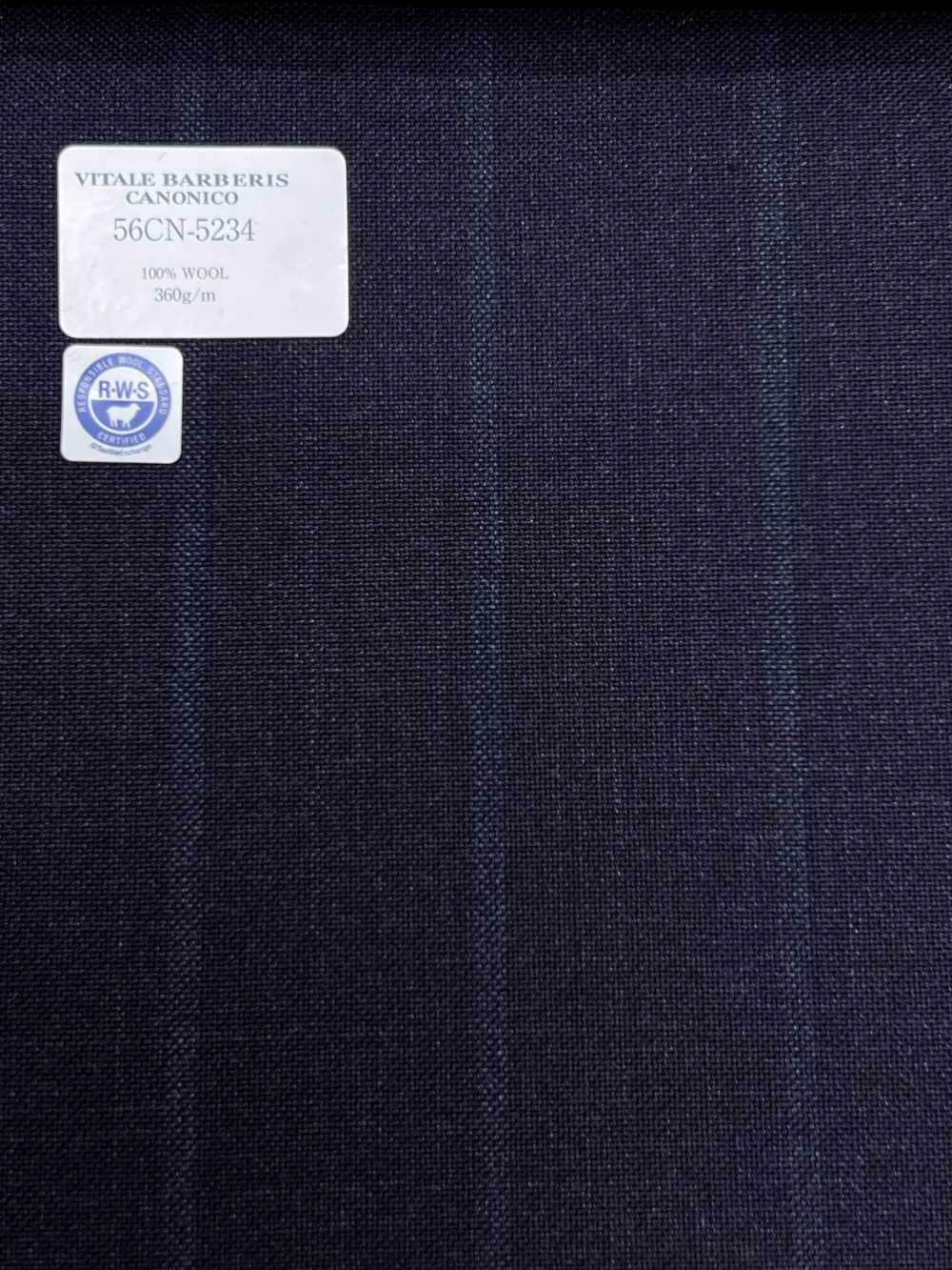 56CN5234 CANONICO RWS Pettinato Tradizionale 21 Riga blu navy scuro[Tessile] CANONICO