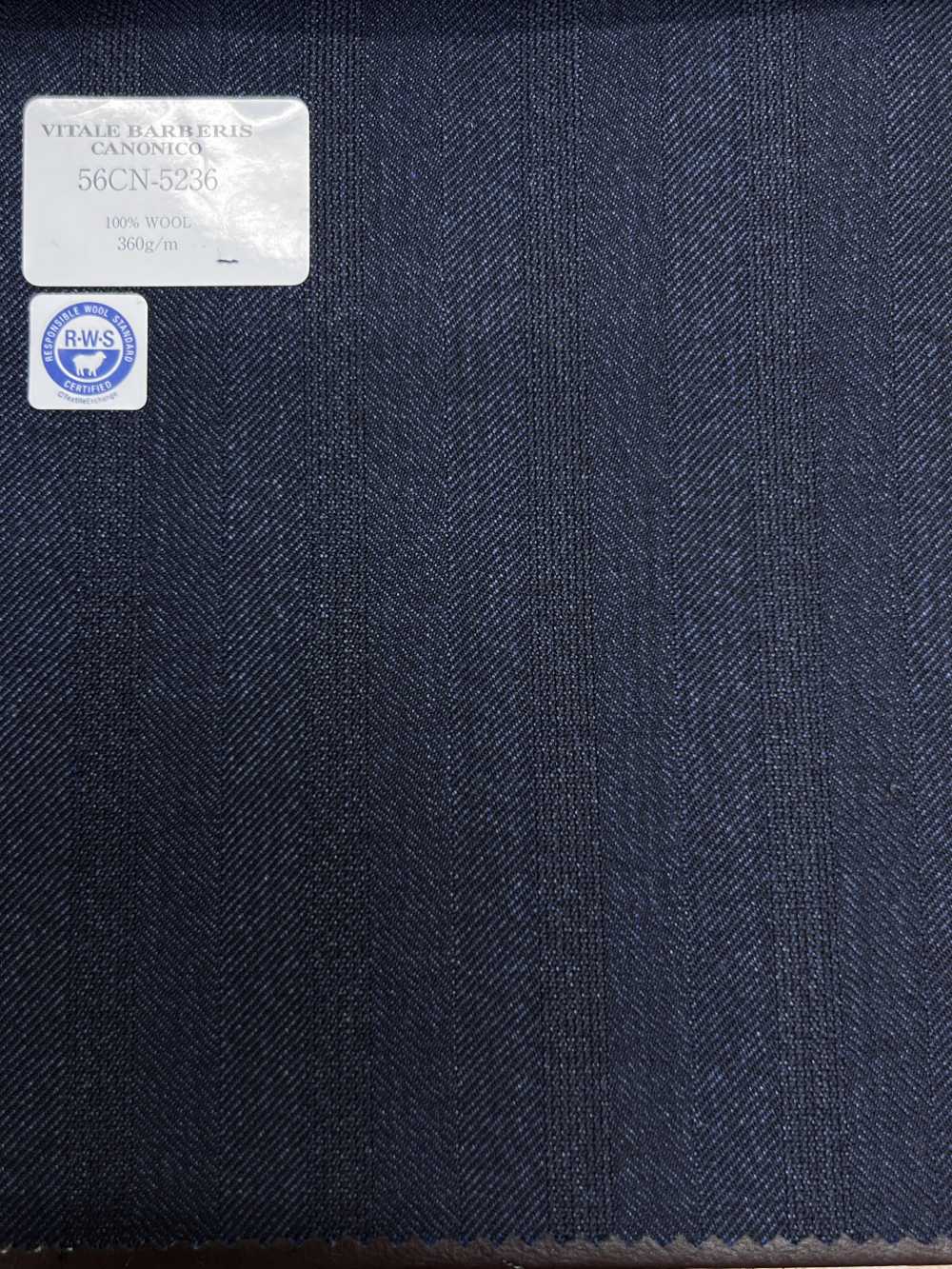 56CN5236 CANONICO (Canonico) RWS Pettinato tradizionale 21 blu navy a righe ombra[Tessile] CANONICO