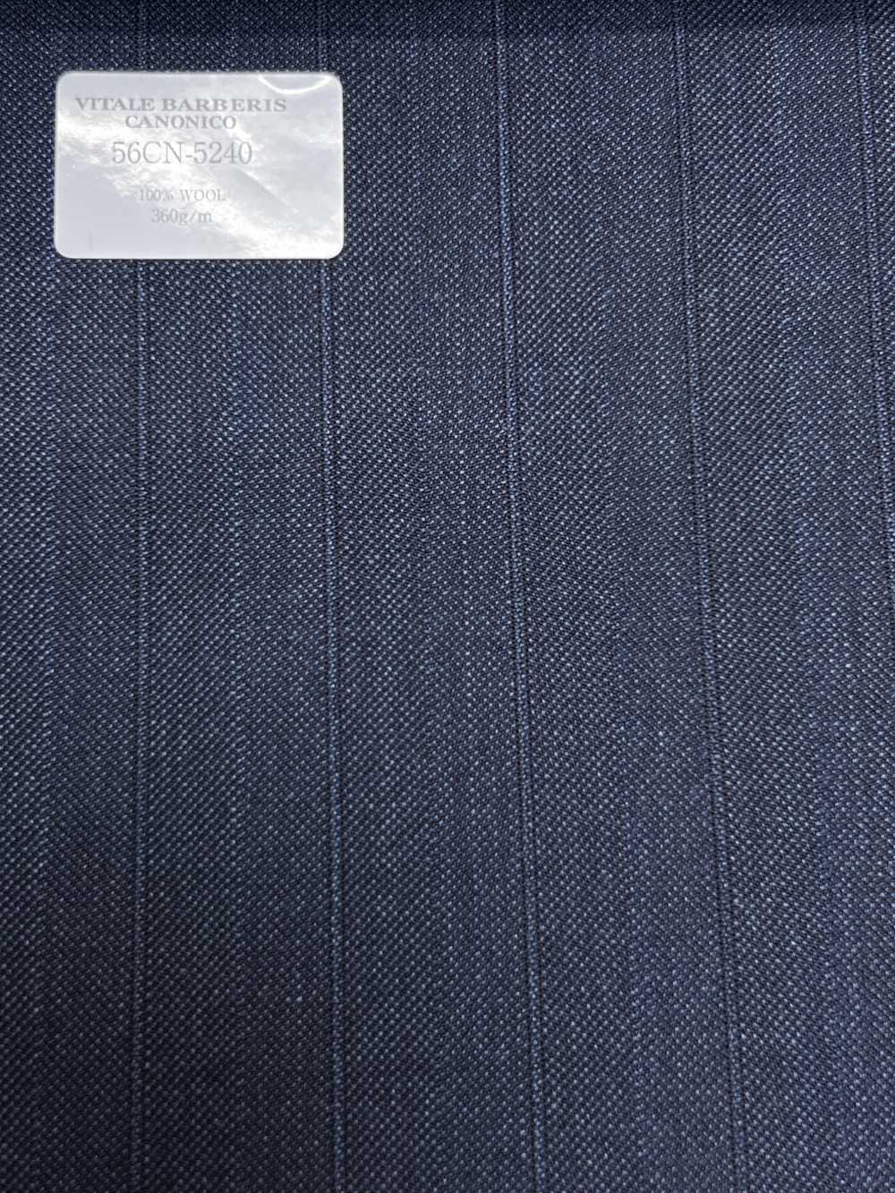 56CN5240 CANONICO Pettinato tradizionale 21 righe ombreggiate blu navy scuro[Tessile] CANONICO