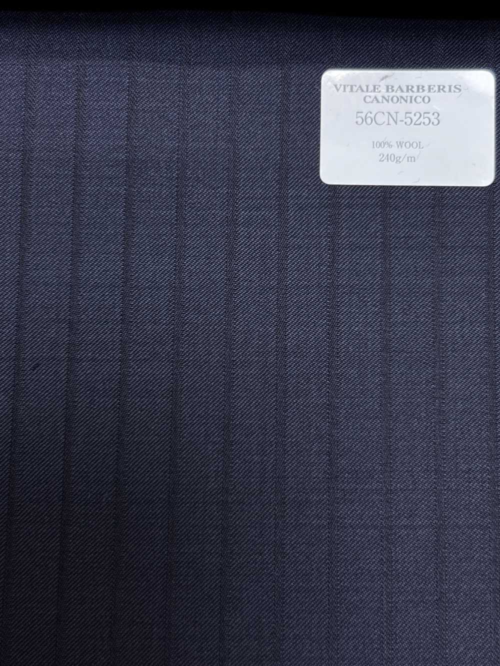 56CN5253 CANONICO PRUNELLE Blu navy scuro a righe ombra[Tessile] CANONICO