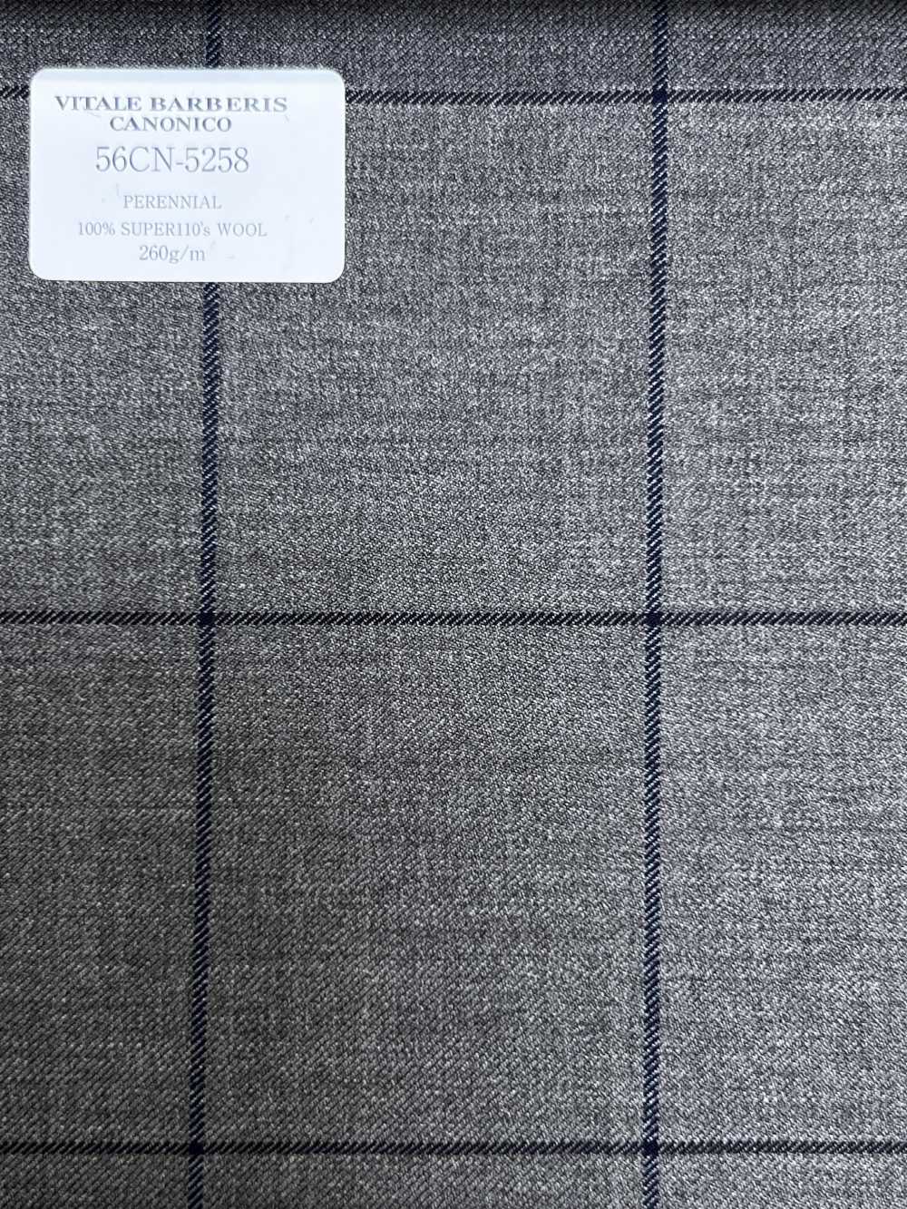 56CN5258 CANONICO (Canonico) PERENNIAL-CLASSICS Marrone/Blu navy a quadri a finestra[Tessile] CANONICO
