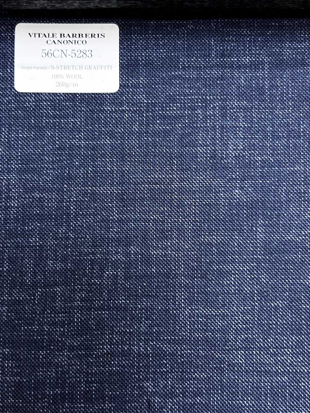 56CN5283 CANONICO Supersonic/NATURAL STRETCH GRAFFITI Blu[Tessile] CANONICO