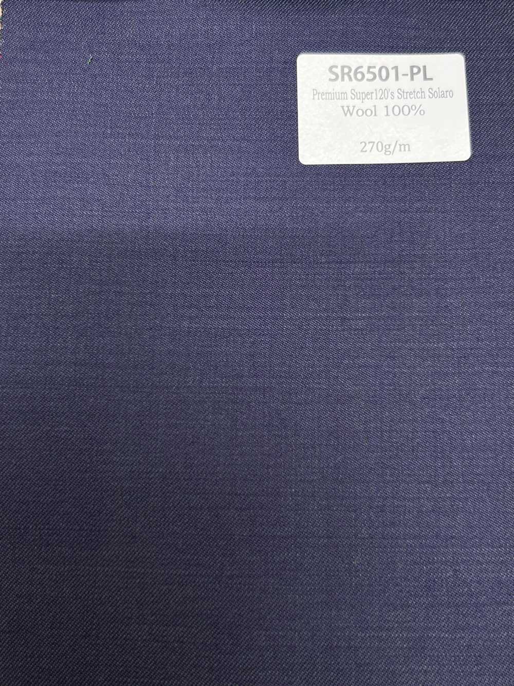 SR6501-PL Standard giapponese Premium Super 120's elasticizzato a filo singolo Solaro viola senza motivo iride[Tessile] HOSOI SYOJI