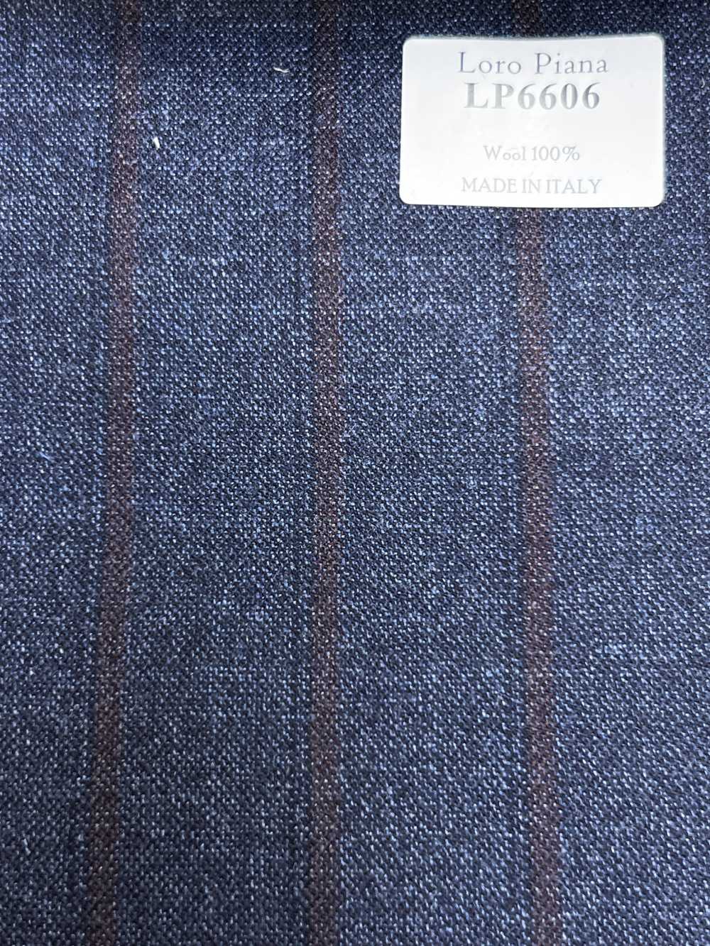 LP6606 Loro Piana Blu navy × riga rossa[Tessuti] HOSOI SYOJI