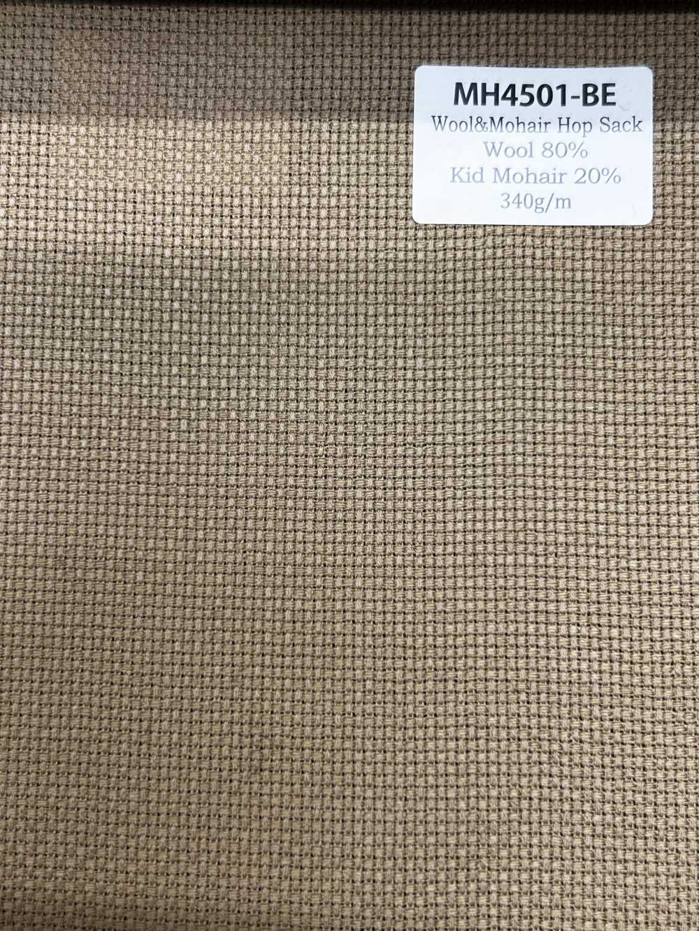 MH4501-BE Hopsack di mohair beige di fabbricazione giapponese standard[Tessile] HOSOI SYOJI