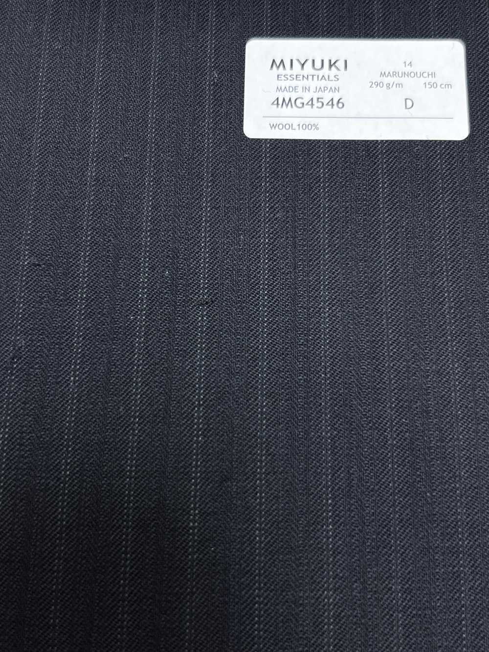 4MG4546 26AW MARUNOUCHI Saia a righe blu navy[Tessile] Lanificio Miyuki