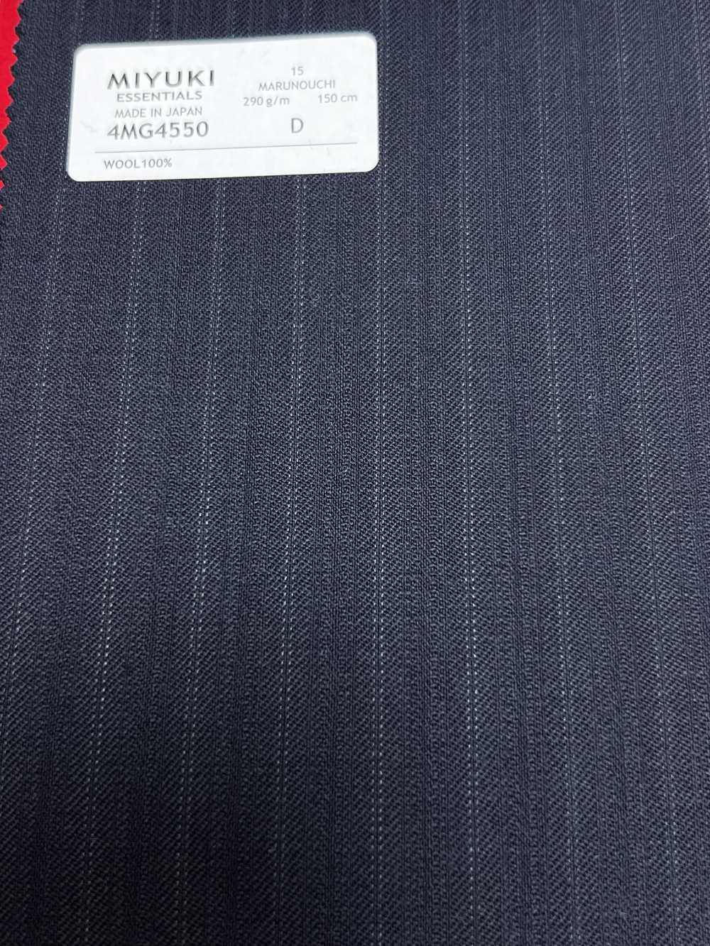 4MG4550 26AW MARUNOUCHI Saia a righe blu navy[Tessile] Lanificio Miyuki