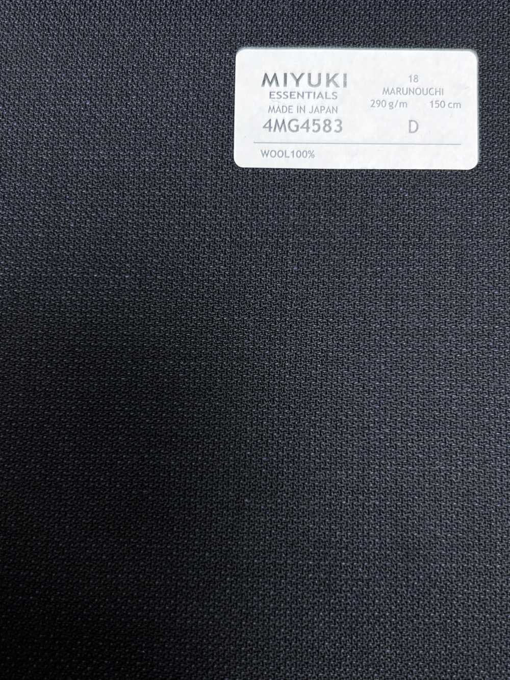 4MG4583 26AW MARUNOUCHI Twill blu navy tinta unita[Tessile] Lanificio Miyuki