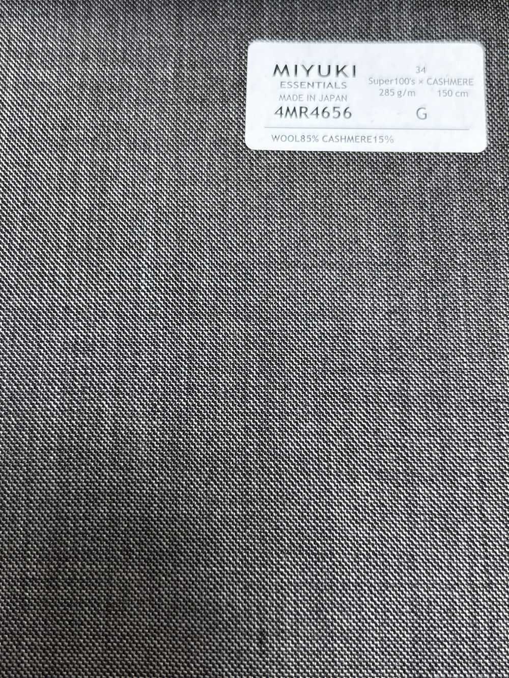 4MR4656 26AW Super100's × CASHIMERE Marrone chiaro senza fantasia[Tessile] Lanificio Miyuki