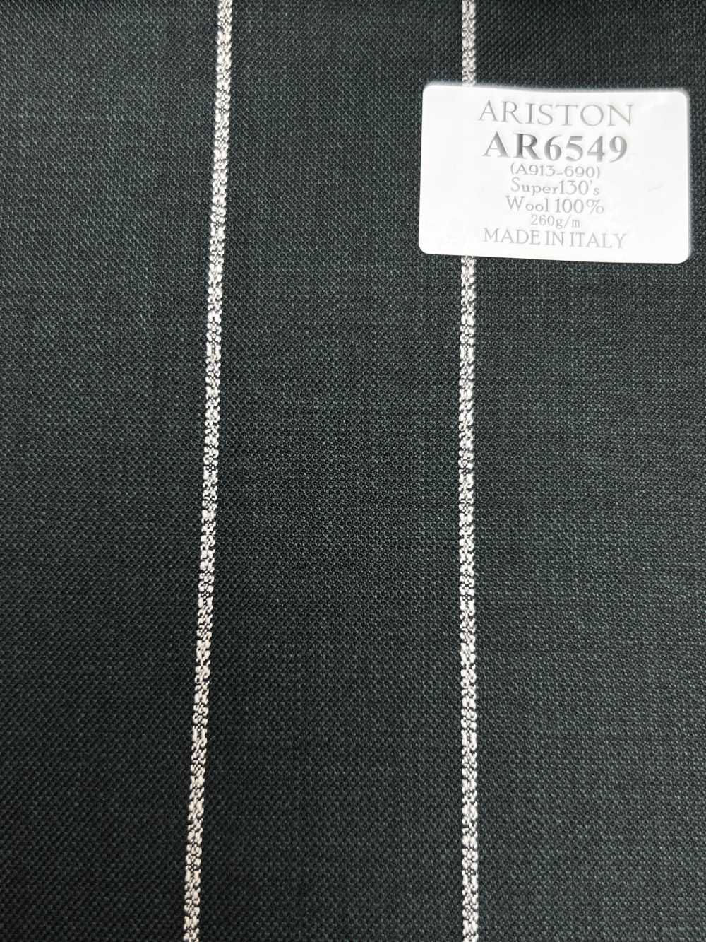 AR6549 ARISTON Super 130's righe verdi e bianche[Tessuti] HOSOI SYOJI
