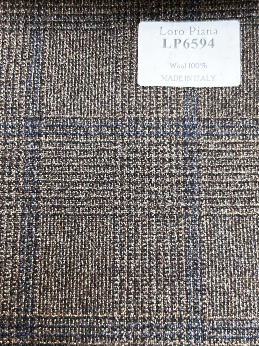 LP6594 Loro Piana a quadri marroni[Tessuti] HOSOI SYOJI