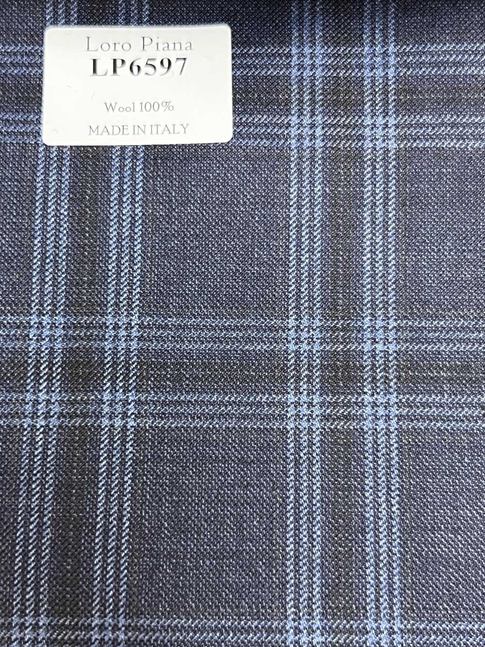 LP6597 Loro Piana Quadri blu navy[Tessuti] HOSOI SYOJI