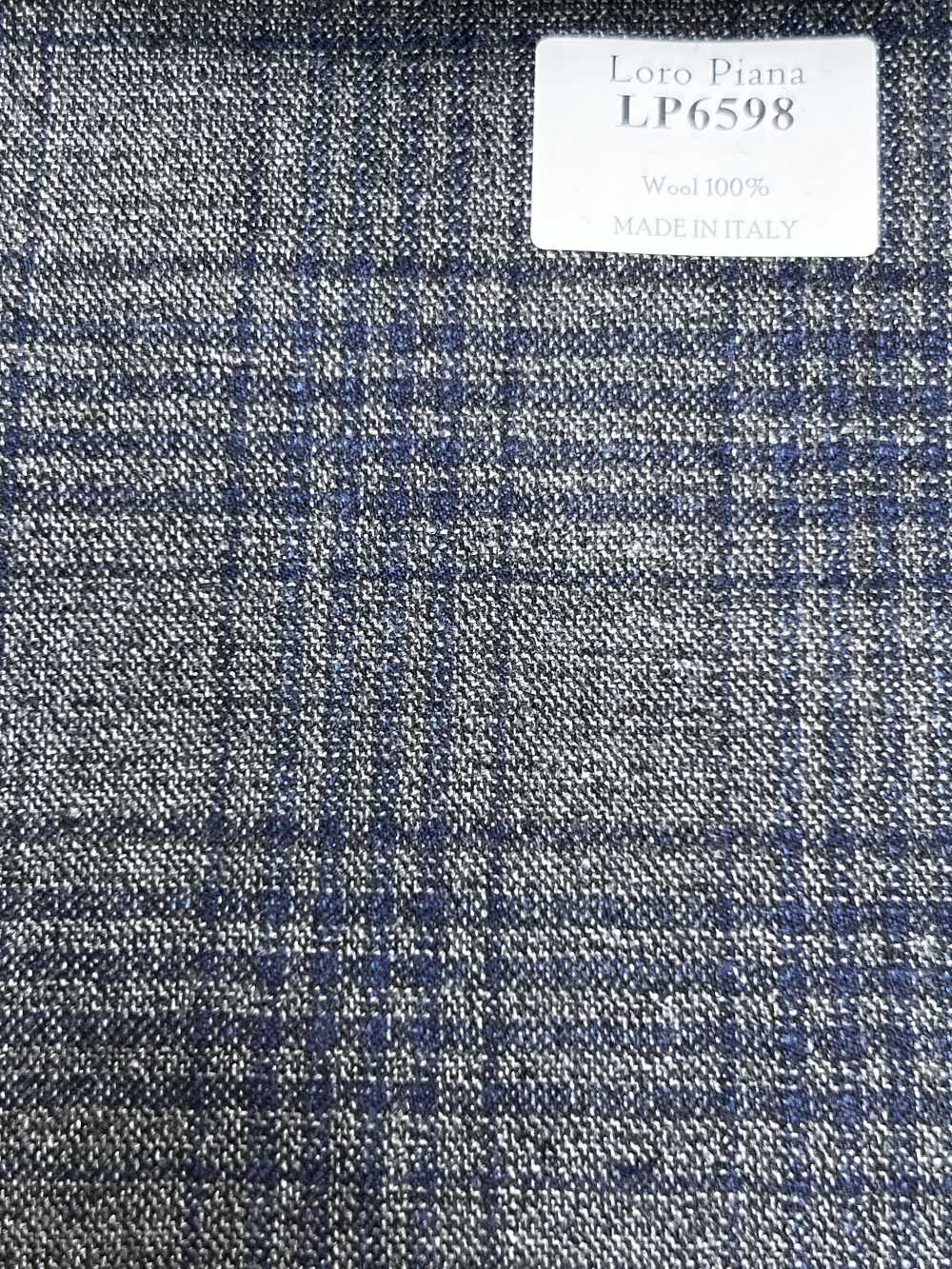 LP6598 Loro Piana a quadri grigio x blu navy[Tessuti] HOSOI SYOJI