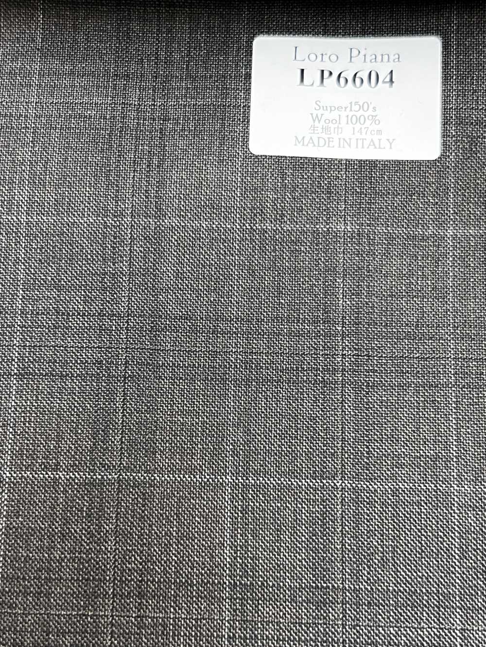 LP6604 Loro Piana Super150's quadri marroni[Tessuti] HOSOI SYOJI