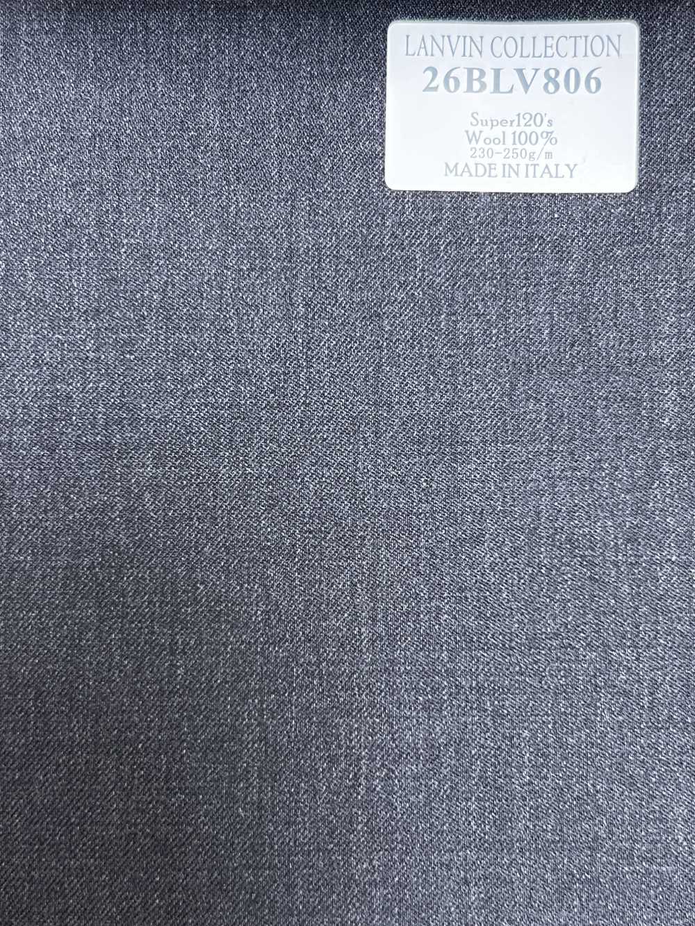 26BLV806 LANVIN COLLECTION Super120's Grigio senza motivo[Tessile] HOSOI SYOJI