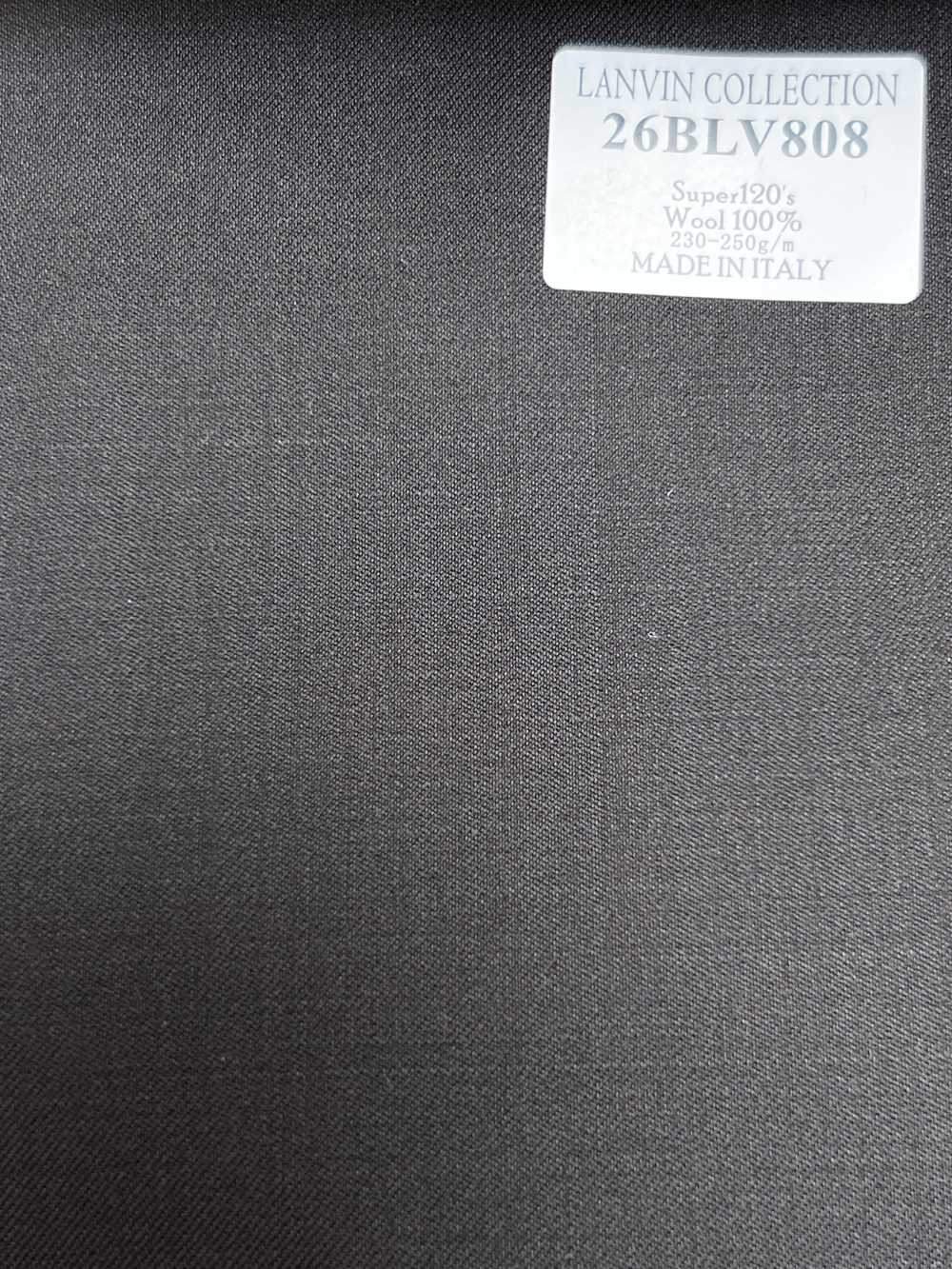 26BLV808 LANVIN COLLECTION Super120's Marrone senza motivo[Tessile] HOSOI SYOJI