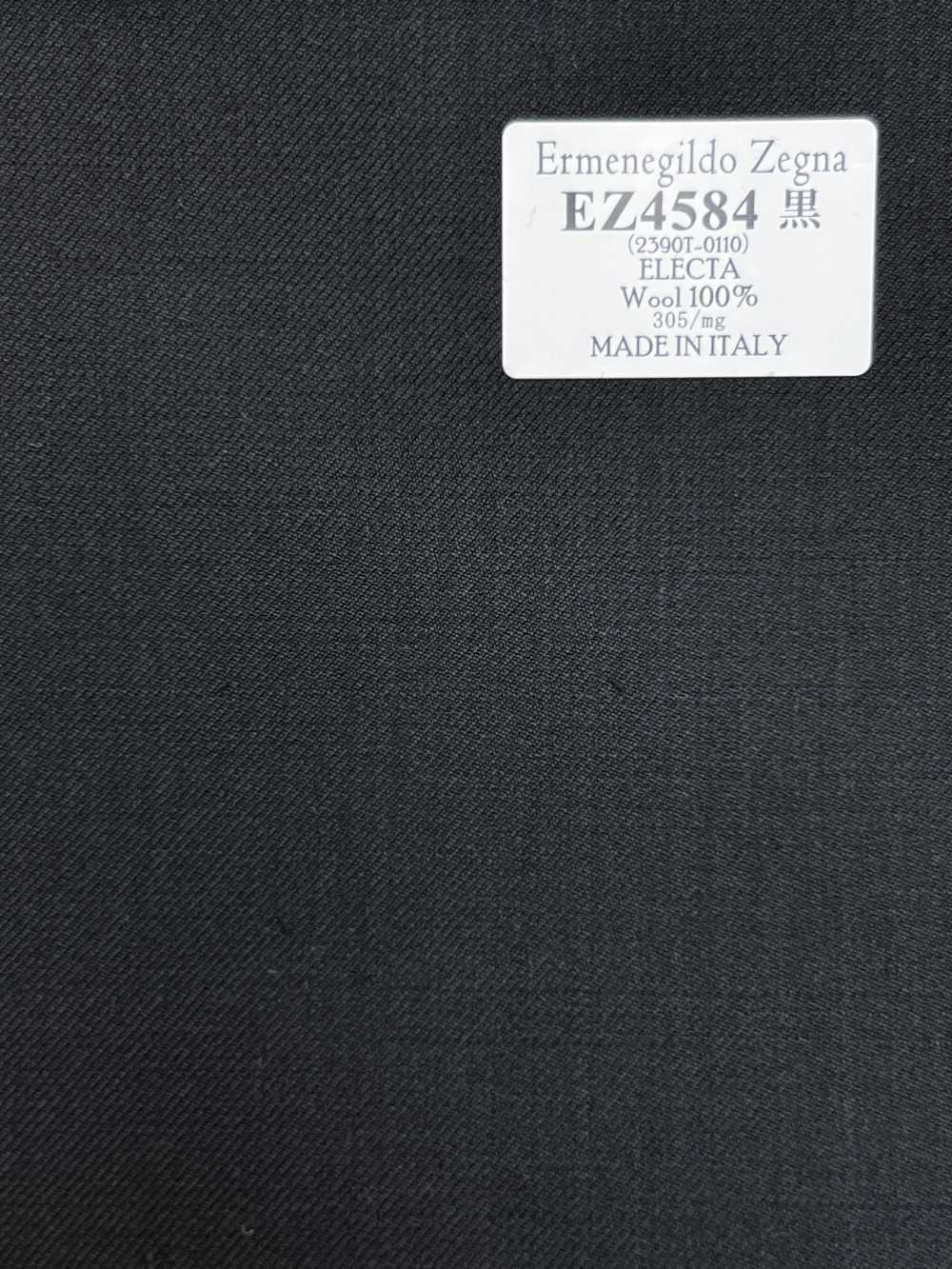 EZ4584 Ermenegildo Zegna ELECTA Nero tinta unita[Tessuti] HOSOI SYOJI