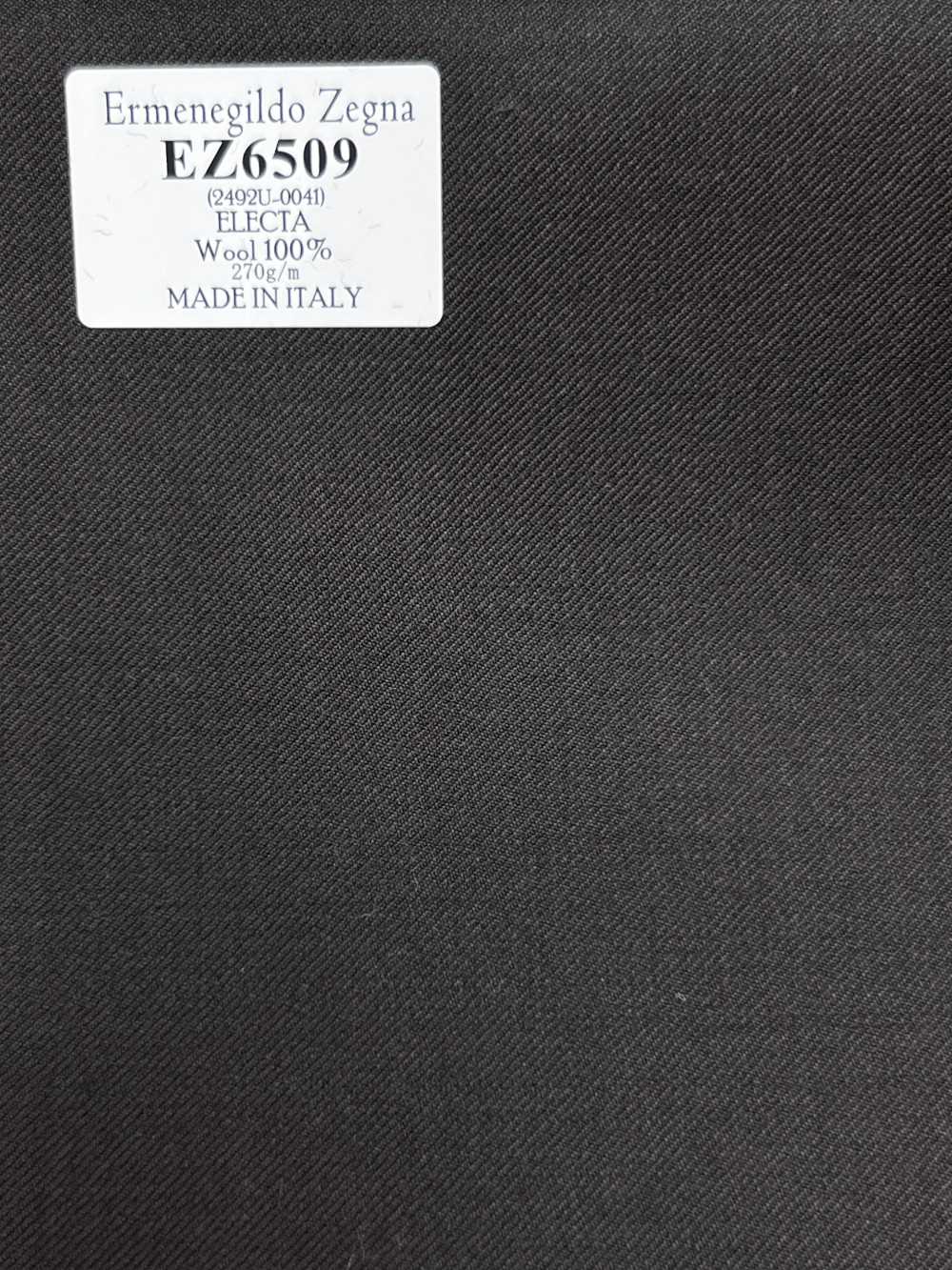 EZ6509 Ermenegildo Zegna ELECTA Marrone tinta unita[Tessuti] HOSOI SYOJI