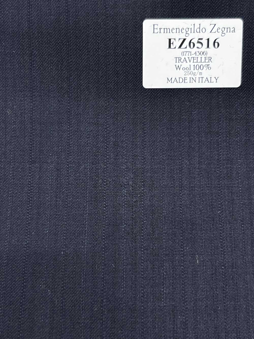 EZ6516 Ermenegildo Zegna TRAVELLER righe blu navy[Tessuti] HOSOI SYOJI