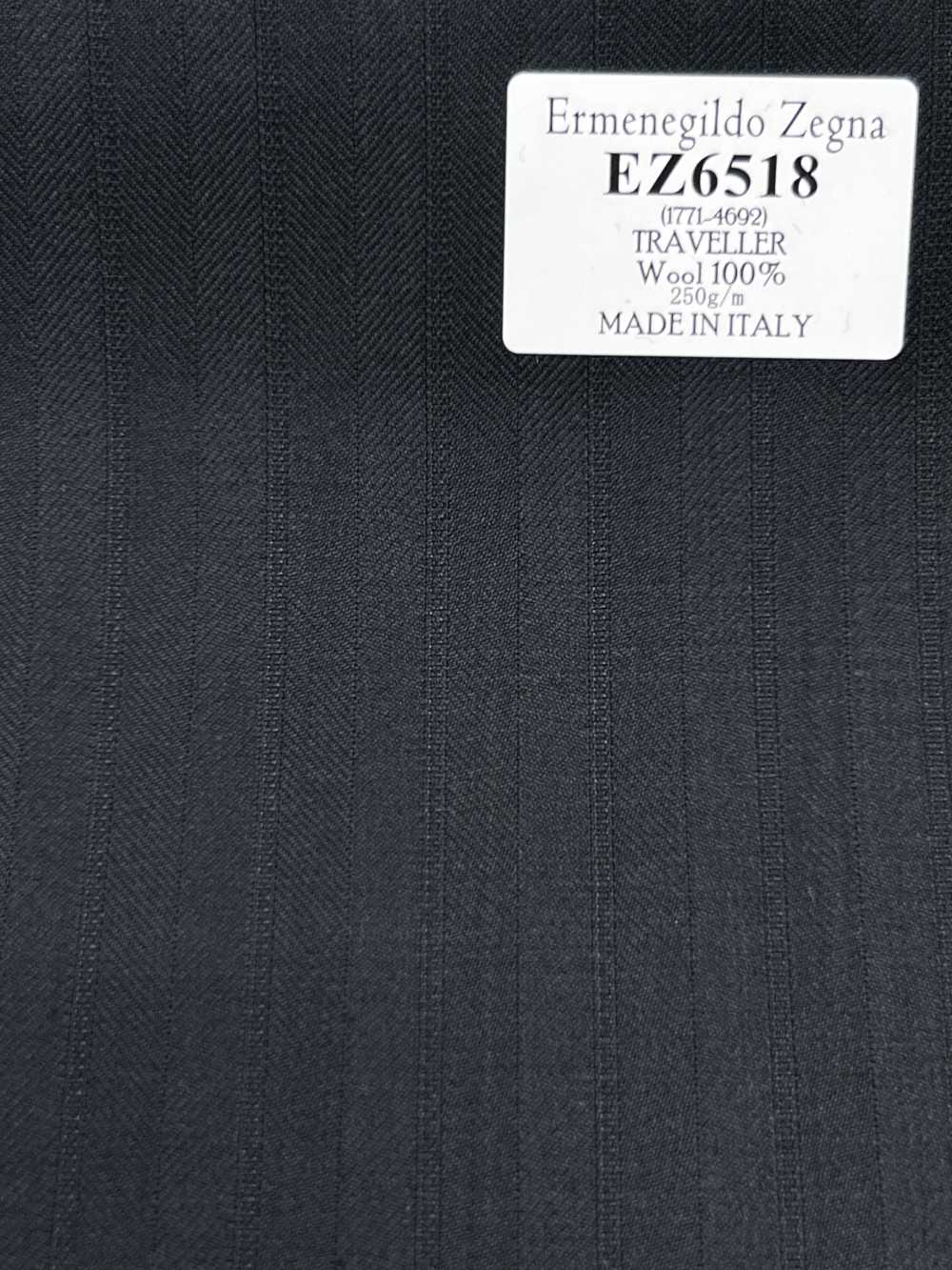 EZ6518 Ermenegildo Zegna TRAVELLER Riga verde scuro[Tessuti] HOSOI SYOJI