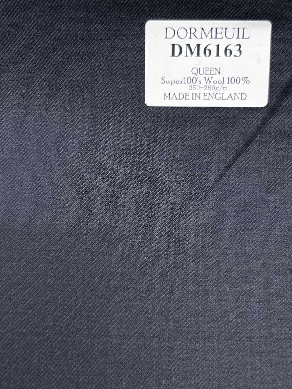 DM6163 DORMEUIL QUEEN Super 100's tinta unita blu navy scuro[Tessuti] HOSOI SYOJI