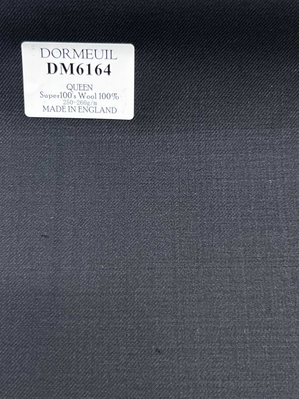 DM6164 DORMEUIL QUEEN Super100's Nero tinta unita[Tessuti] HOSOI SYOJI