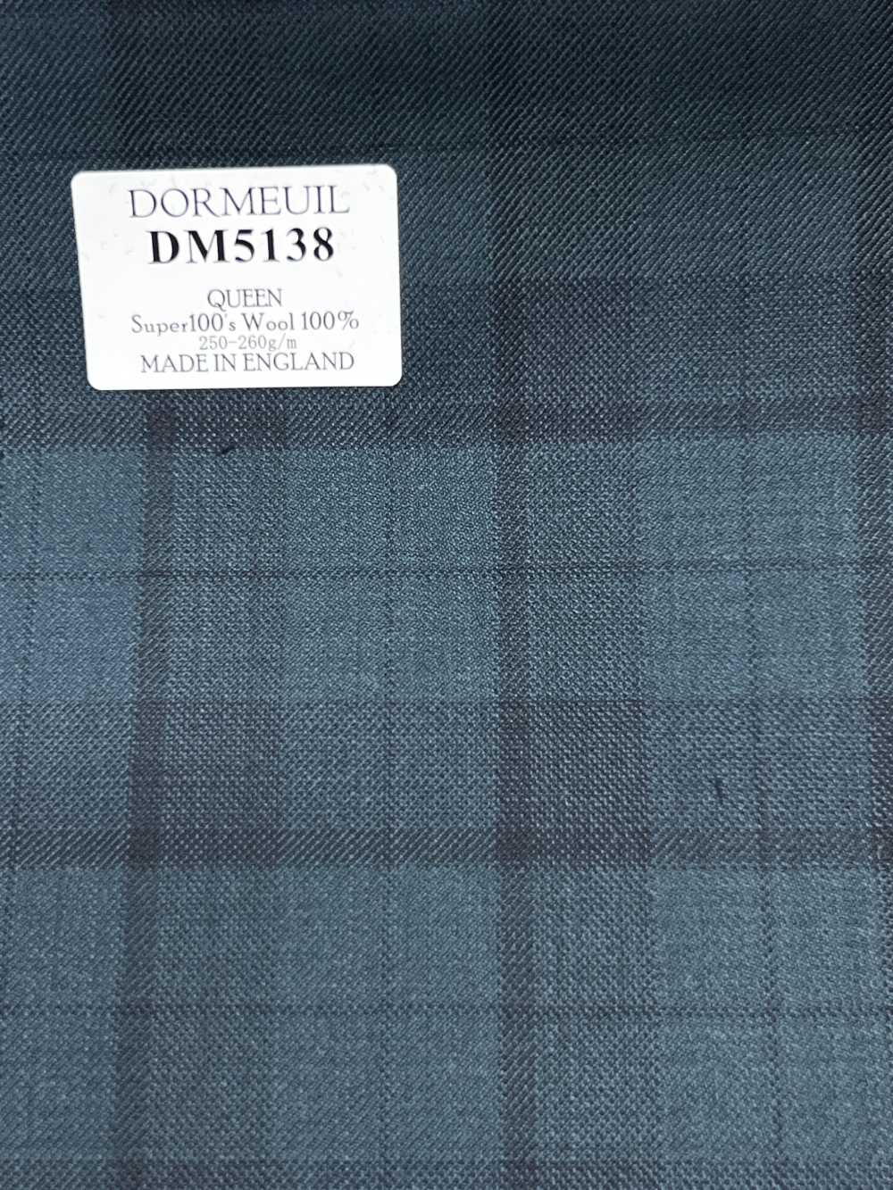 DM5138 DORMEUIL QUEEN Super100's a quadri verdi[Tessuti] HOSOI SYOJI