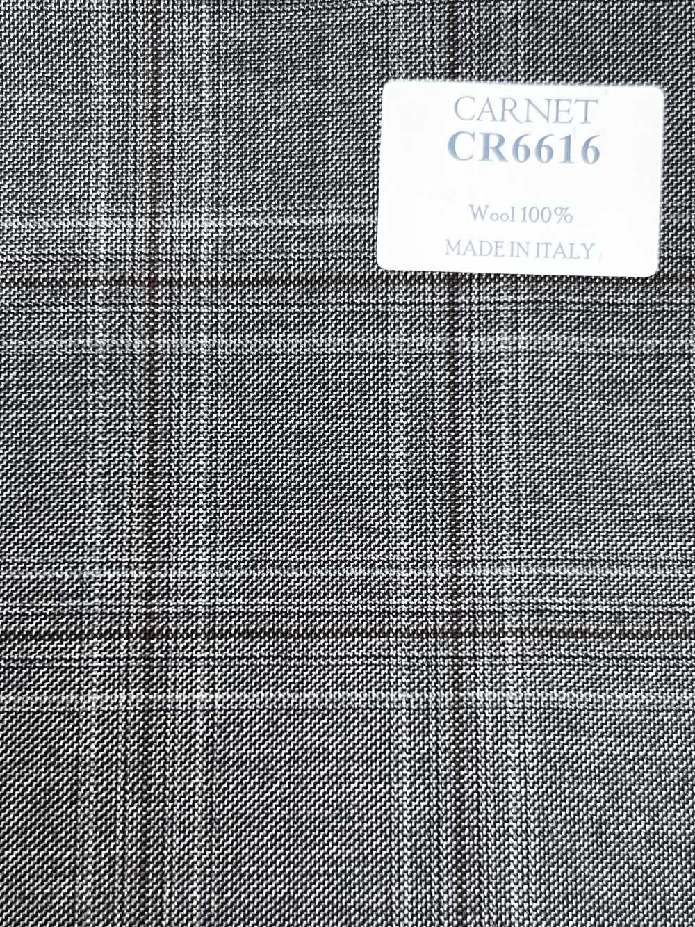 CR6616 CARNET quadri grigio e marrone[Tessuti] HOSOI SYOJI