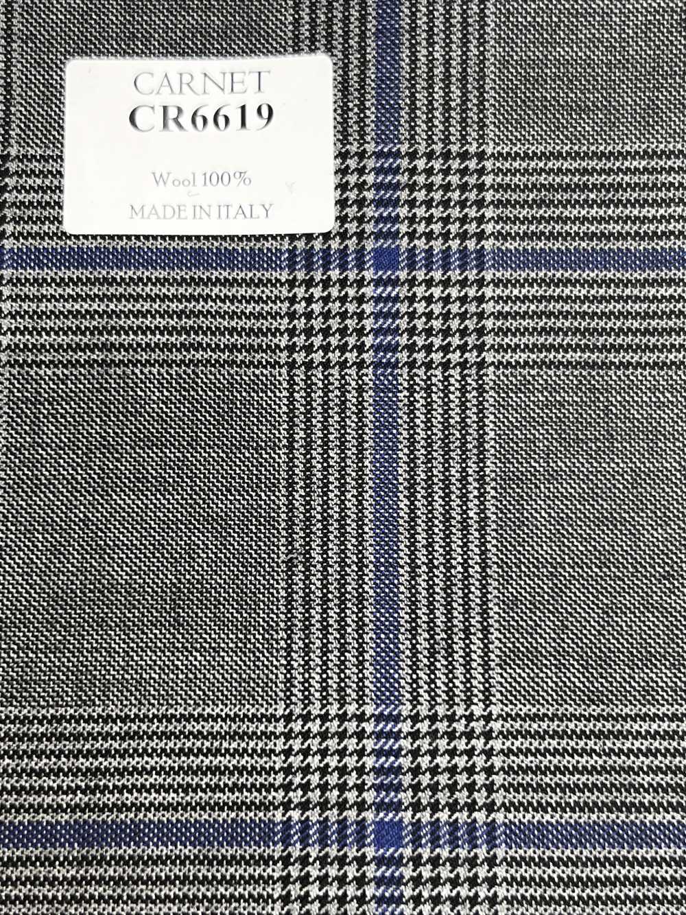 CR6619 CARNET Quadri grigi e blu[Tessuti] HOSOI SYOJI