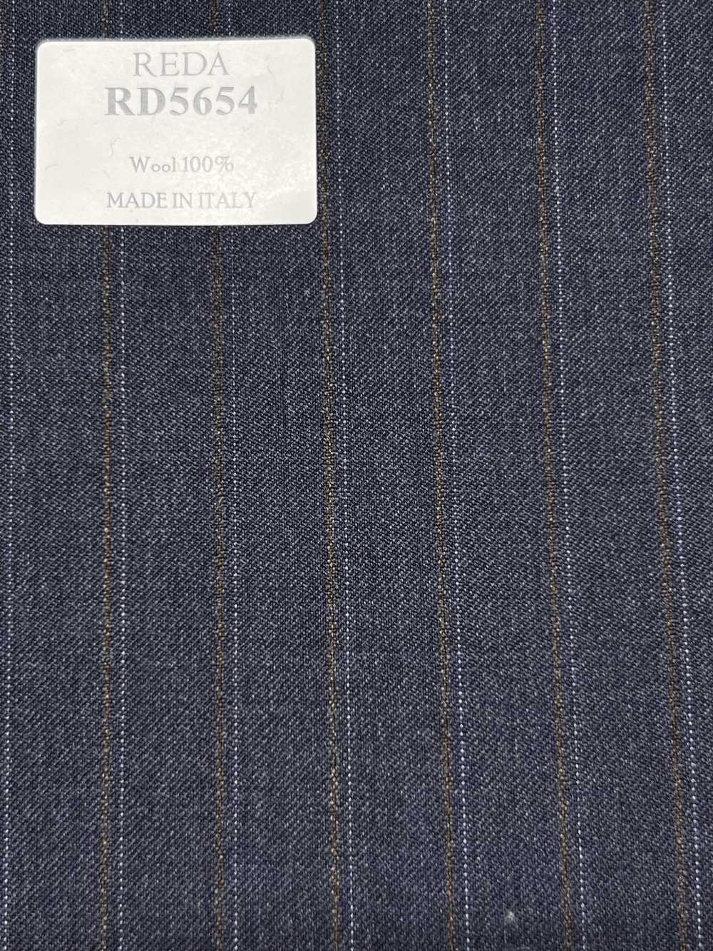 RD5654 REDA Blu navy x righe marroni[Tessile] HOSOI SYOJI
