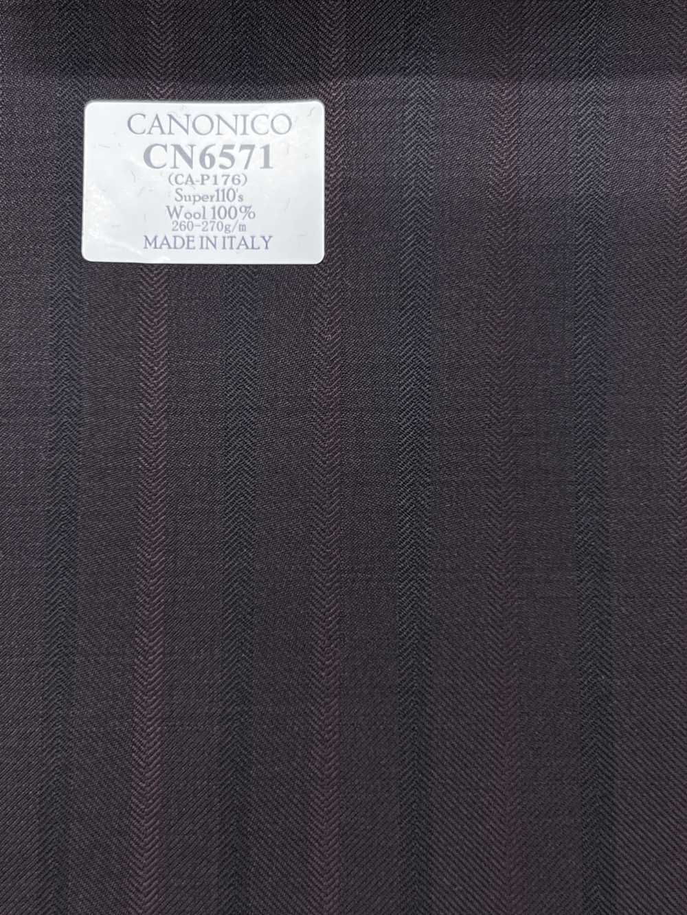 CN6571 CANONICO Super110's Riga bordeaux[Tessuti] HOSOI SYOJI