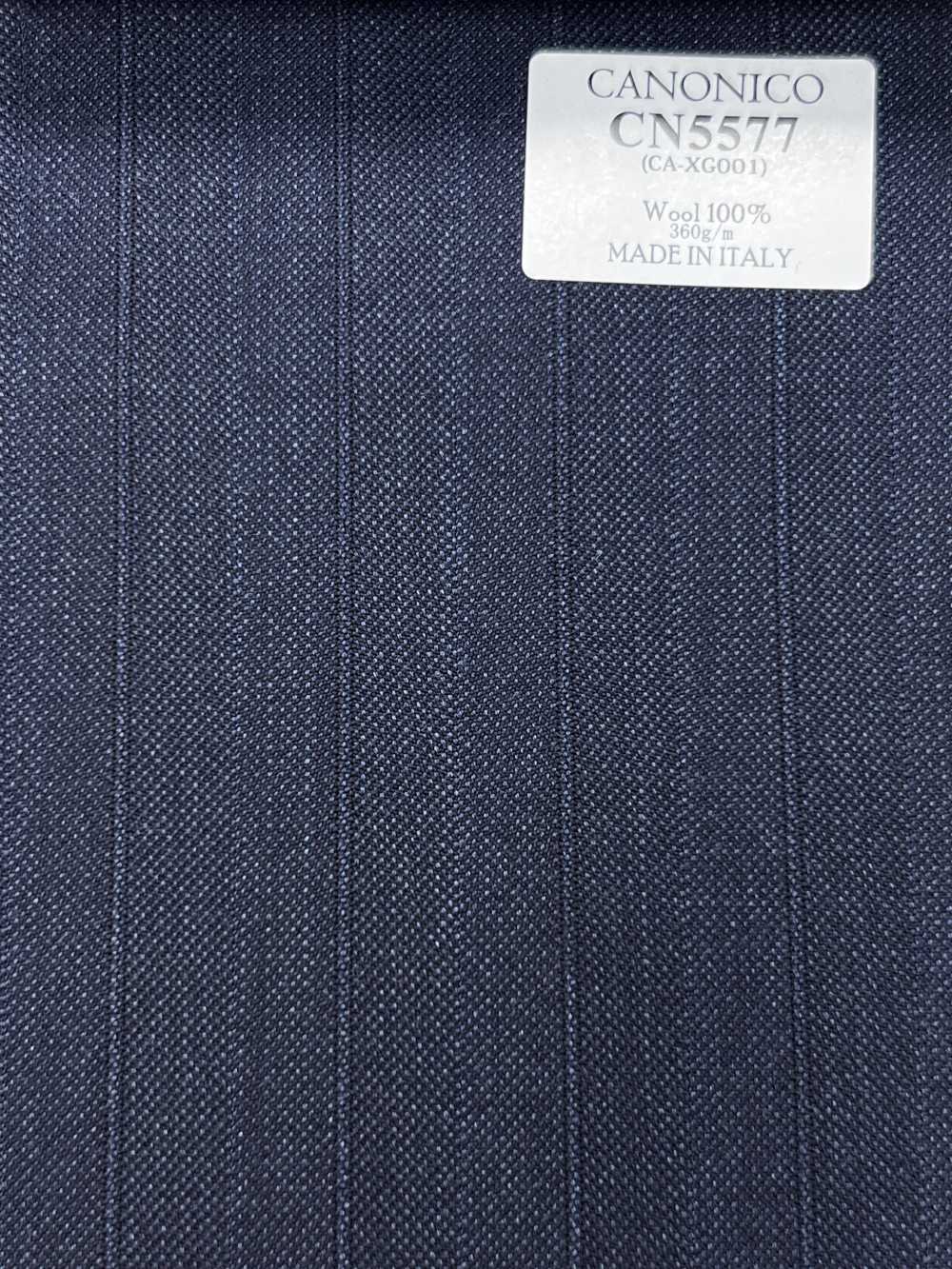 CN5577 CANONICO Super110's a righe blu navy[Tessuti] HOSOI SYOJI