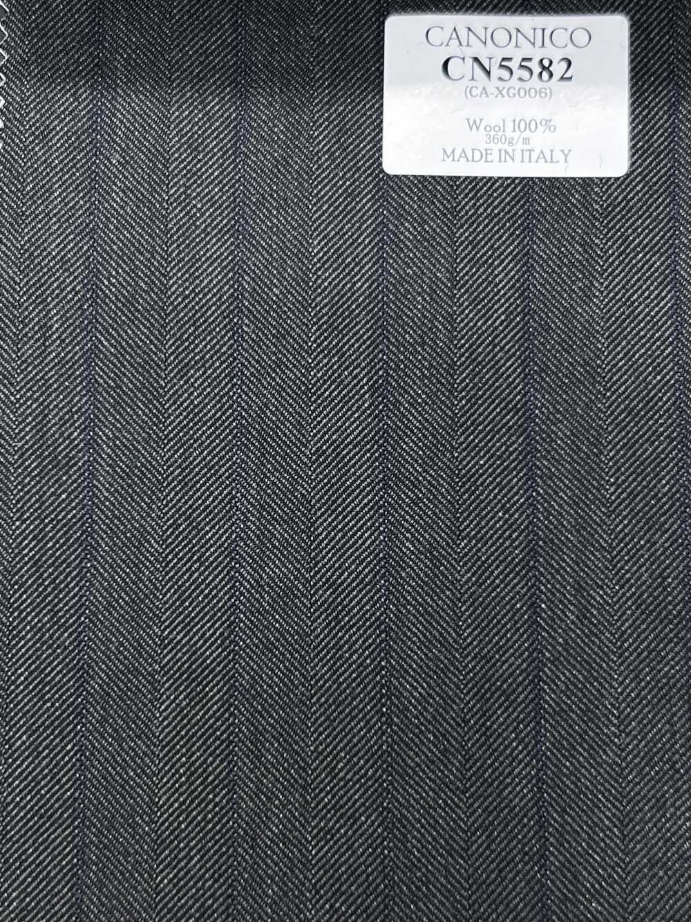 CN5582 CANONICO Super110's riga verde × blu navy[Tessuti] HOSOI SYOJI