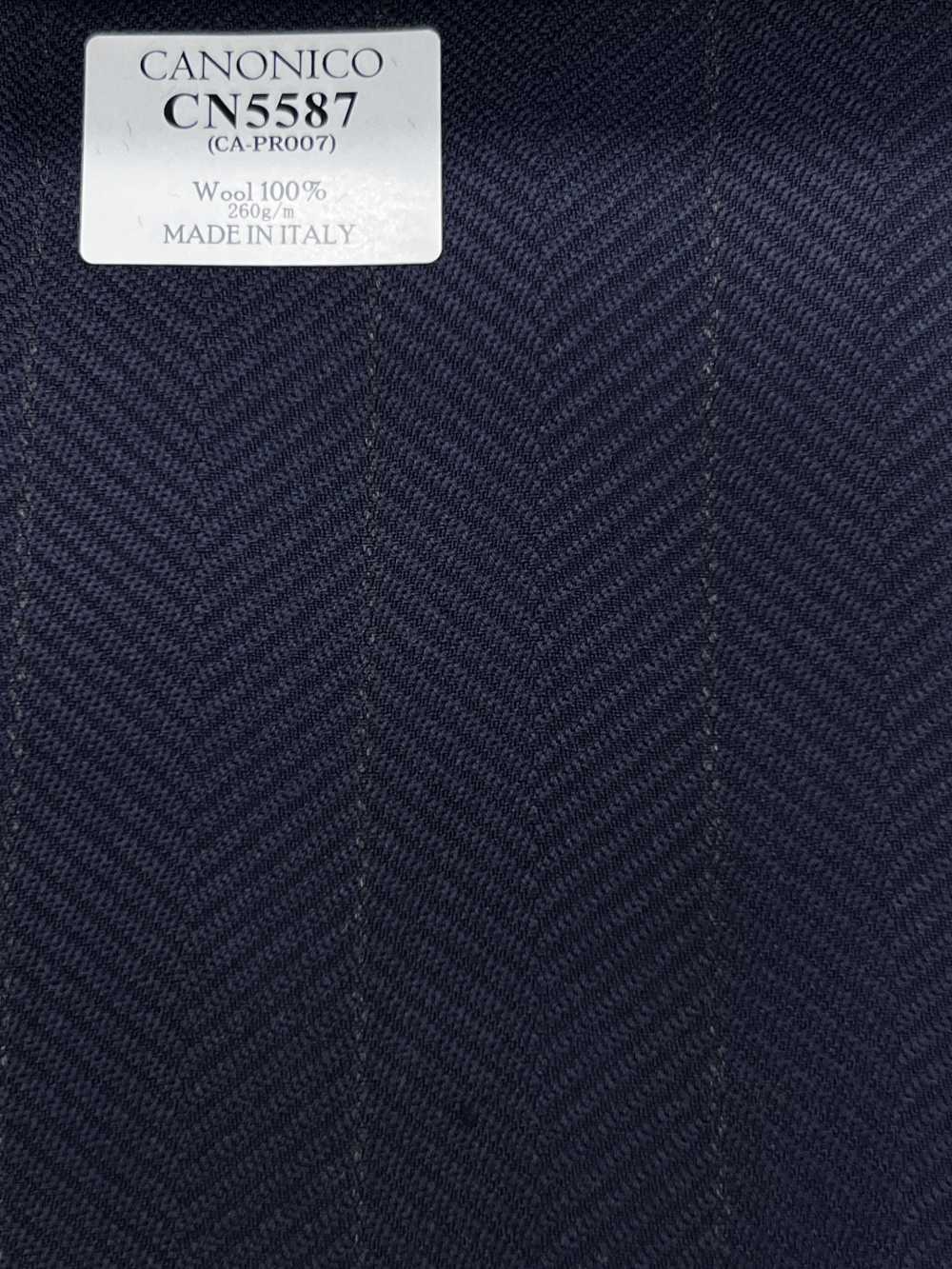 CN5587 CANONICO Super110's Quadri blu navy[Tessile] HOSOI SYOJI