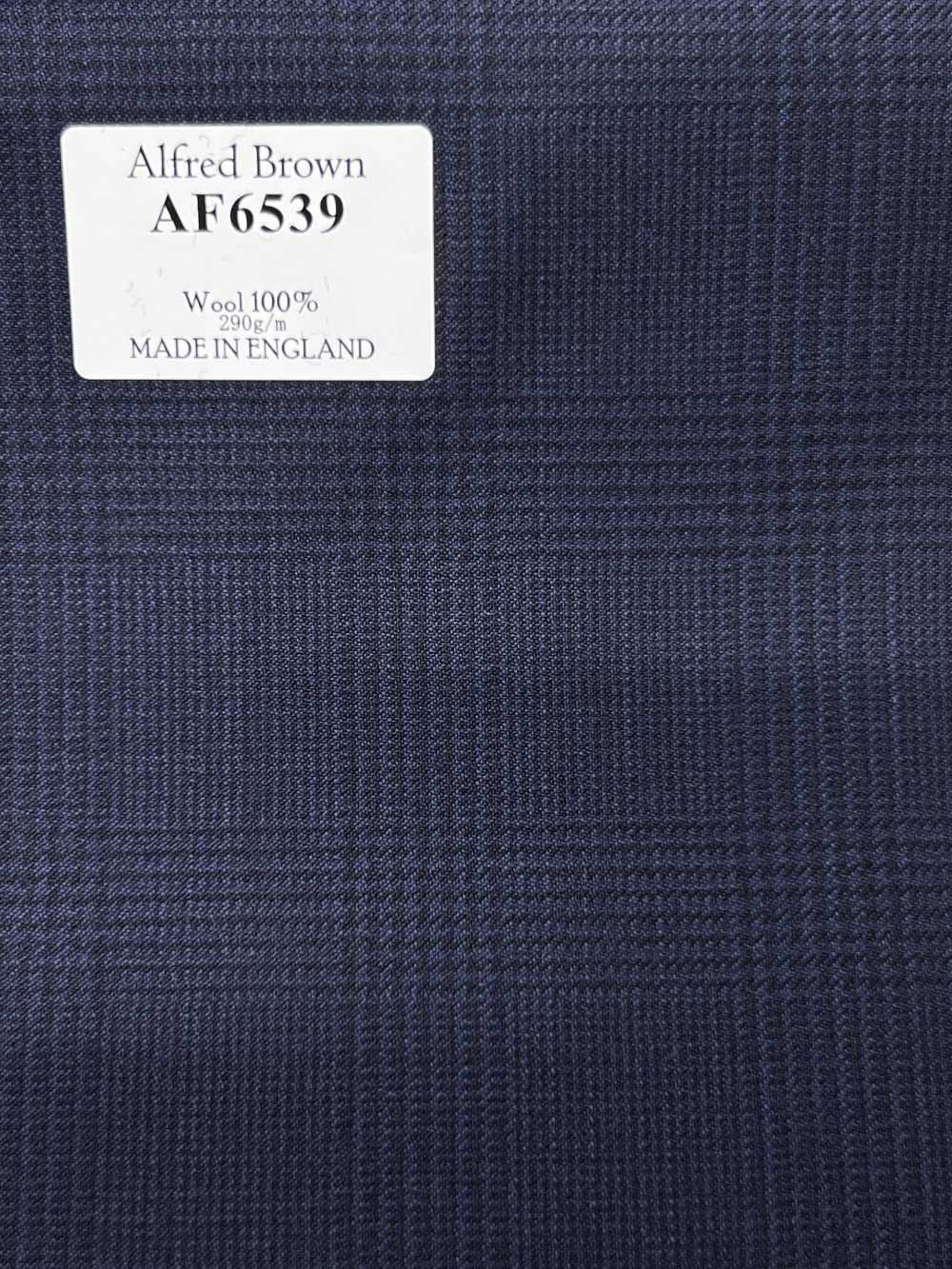 AF6539 Alfred Brown quadri blu navy[Tessile] HOSOI SYOJI