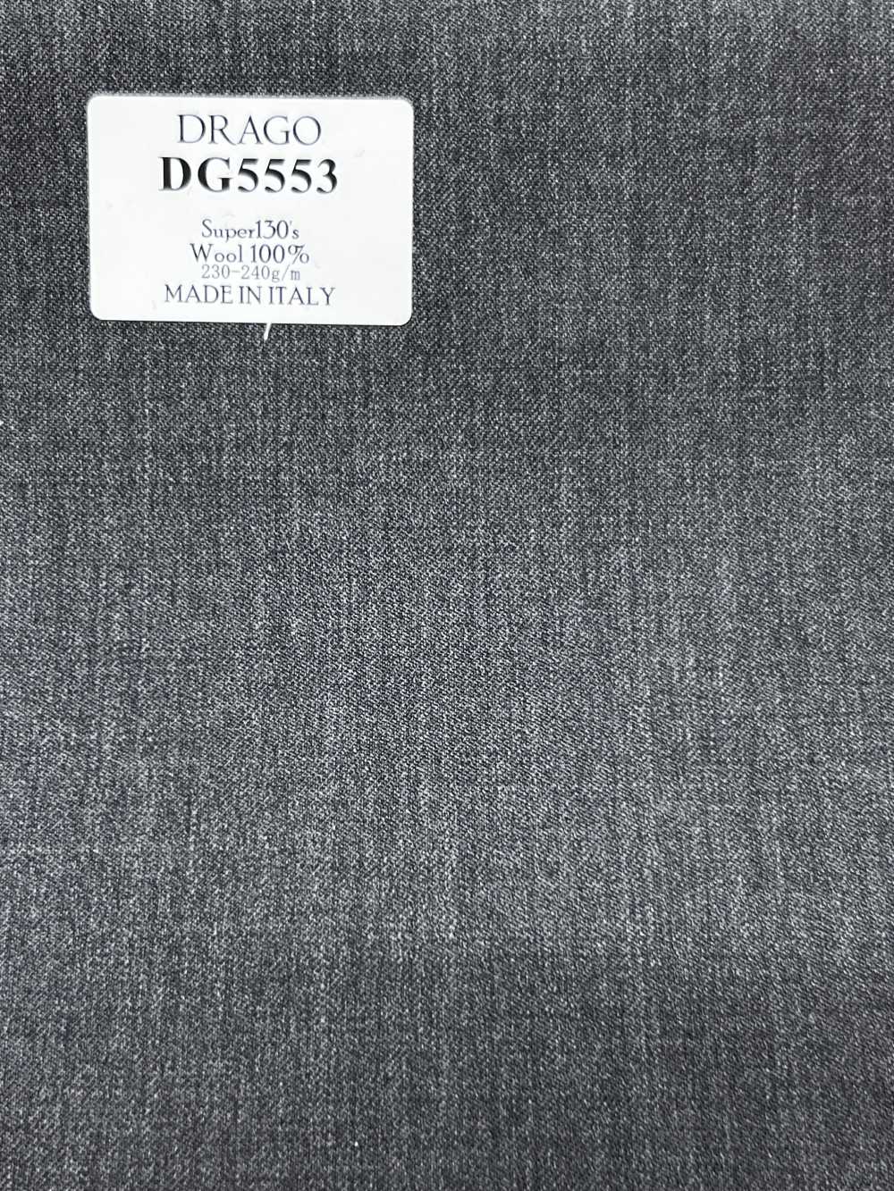 DG5553 DRAGO Super 130's Grigio tinta unita[Tessuti] HOSOI SYOJI