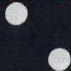 Pois Grandi - Blu Navy × Bianco