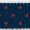 Blu Notte × Scarlatto A Pois