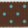 Marrone Scuro × Menta A Pois