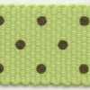Verde Giallo × Pois Marrone Caffè