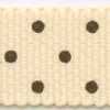 Crema X Pois Marrone Scuro