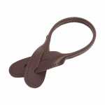 Maglia interlock circolare marrone scuro Maglia interlock circolare marrone scuro
