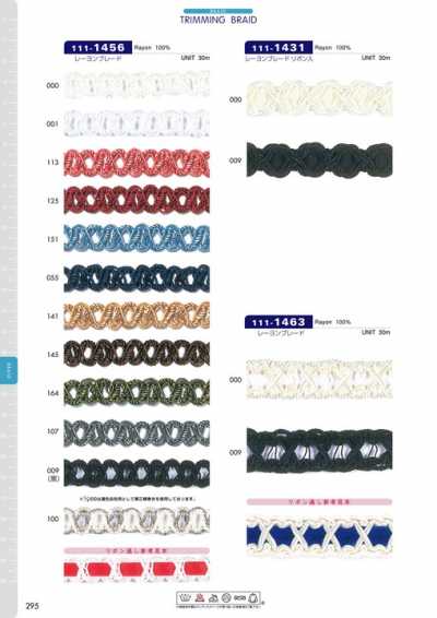 111-1463 Treccia in rayon ca. 20 mm